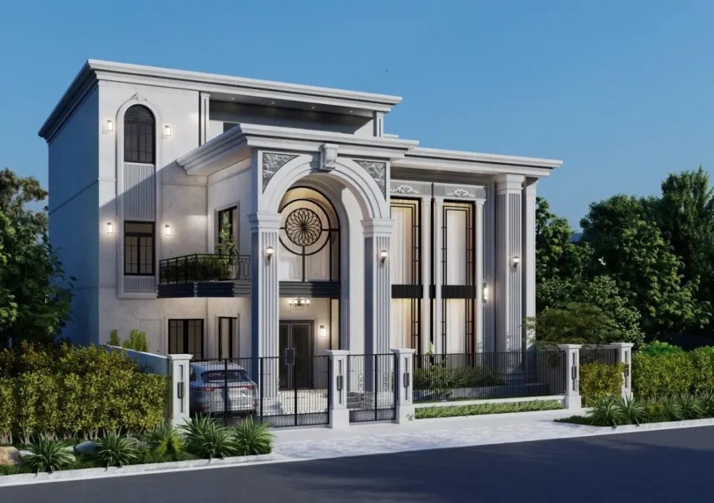 Omaxe New Ludhiana premium villa exterior design